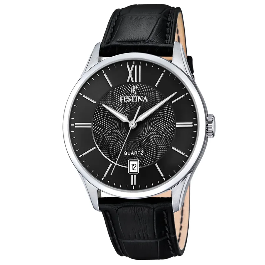 Festina Hacer 43mm Black Dial, front view