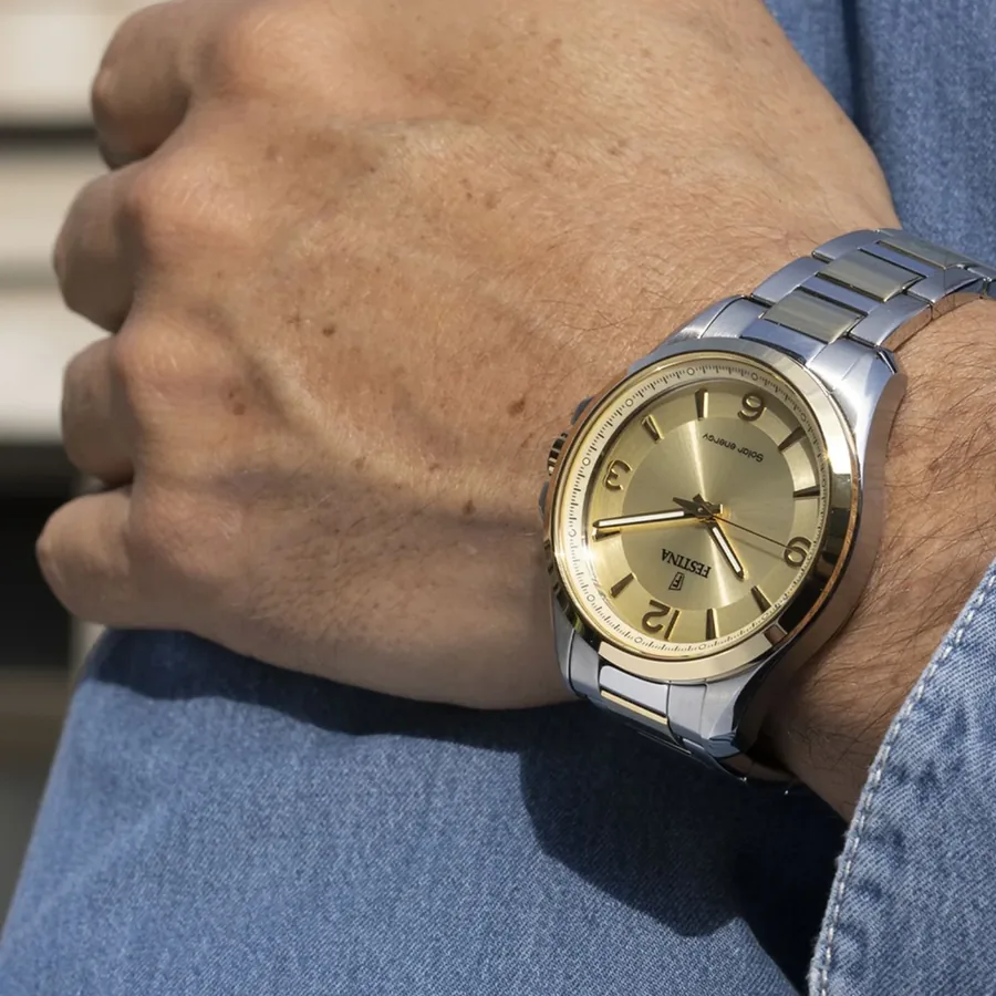 Festina Solar Energy 41.5mm Gold Dial, view 4