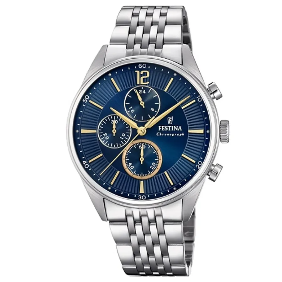 Festina Timeless Chronograph 42mm Watch, front view