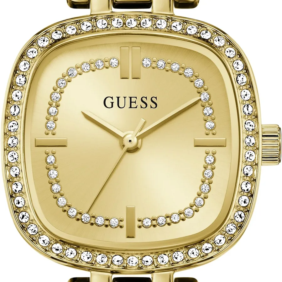 Guess 25mm Champagne Dial, Gold-Tone Stainless Steel Bracelet, Ref. GW1018L2, view 3