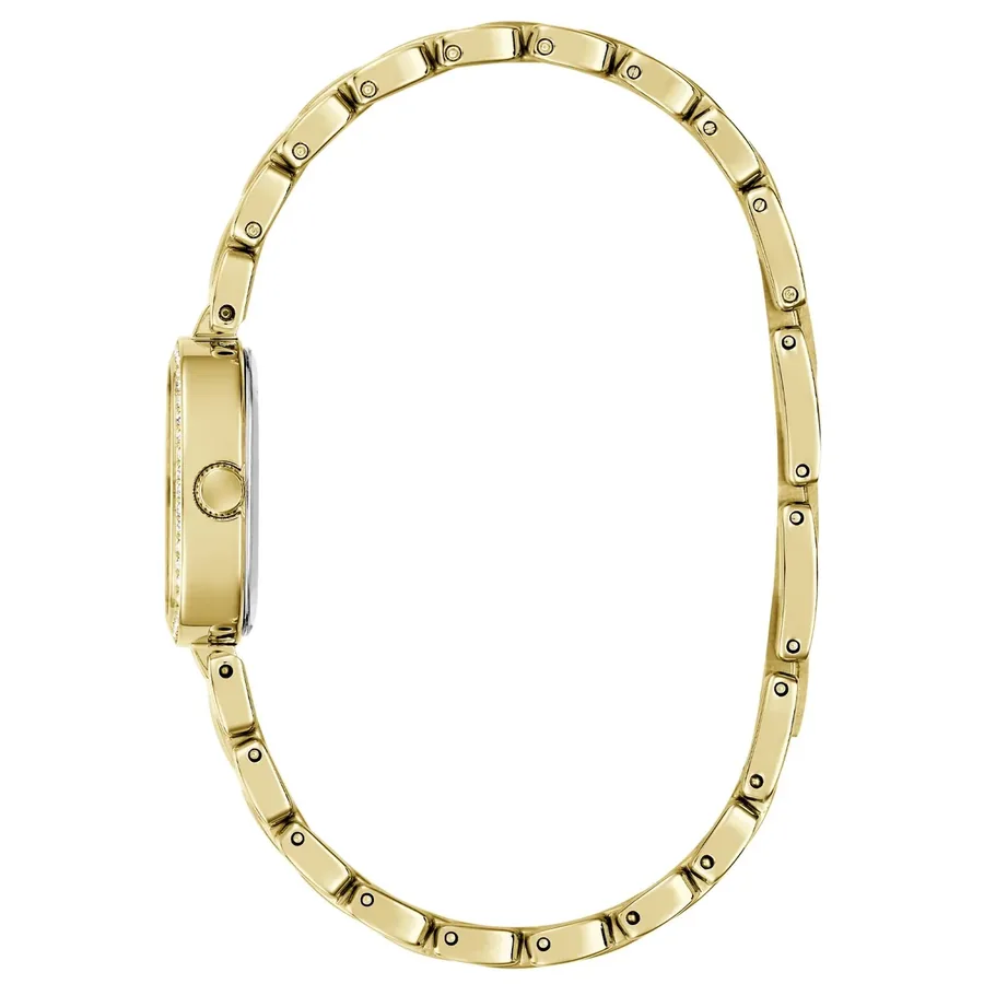 Guess 25mm Champagne Dial, Gold-Tone Stainless Steel Bracelet, Ref. GW1018L2, view 4