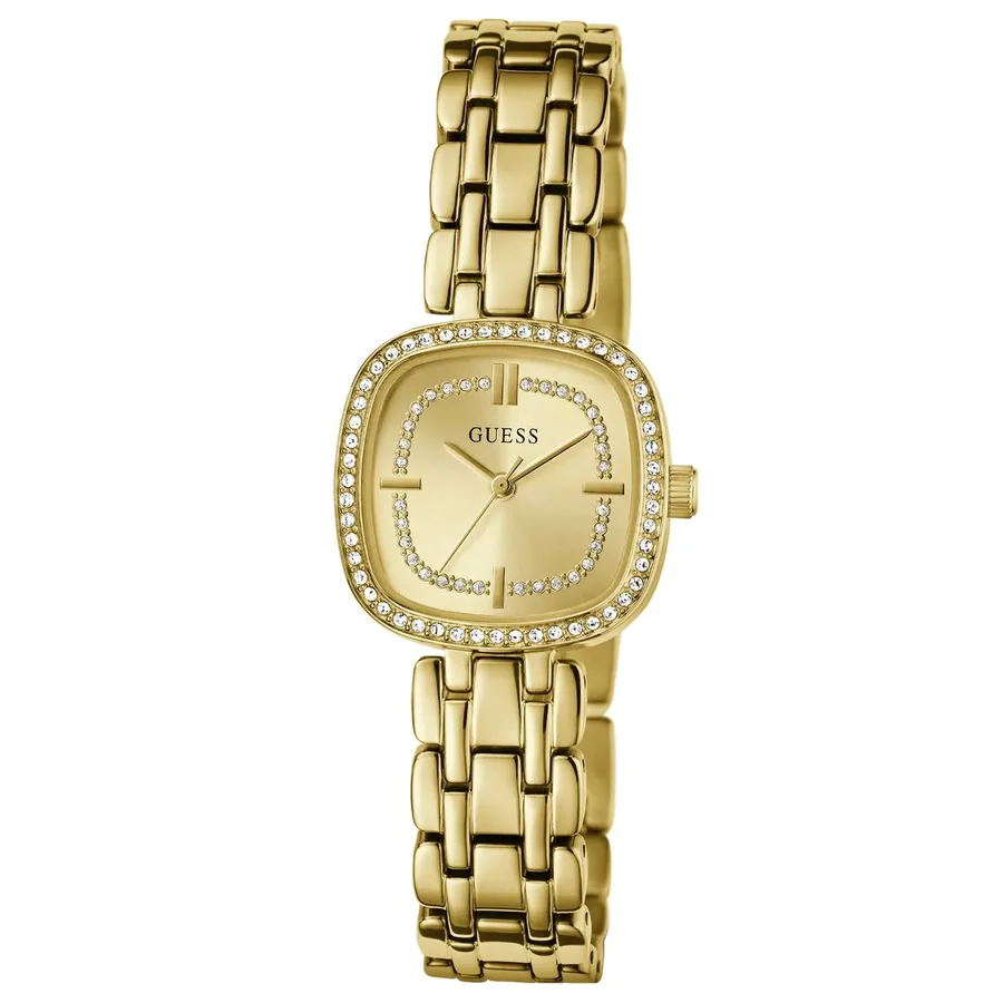 Guess 25mm Champagne Dial, Gold-Tone Stainless Steel Bracelet, Ref. GW1018L2, view 5