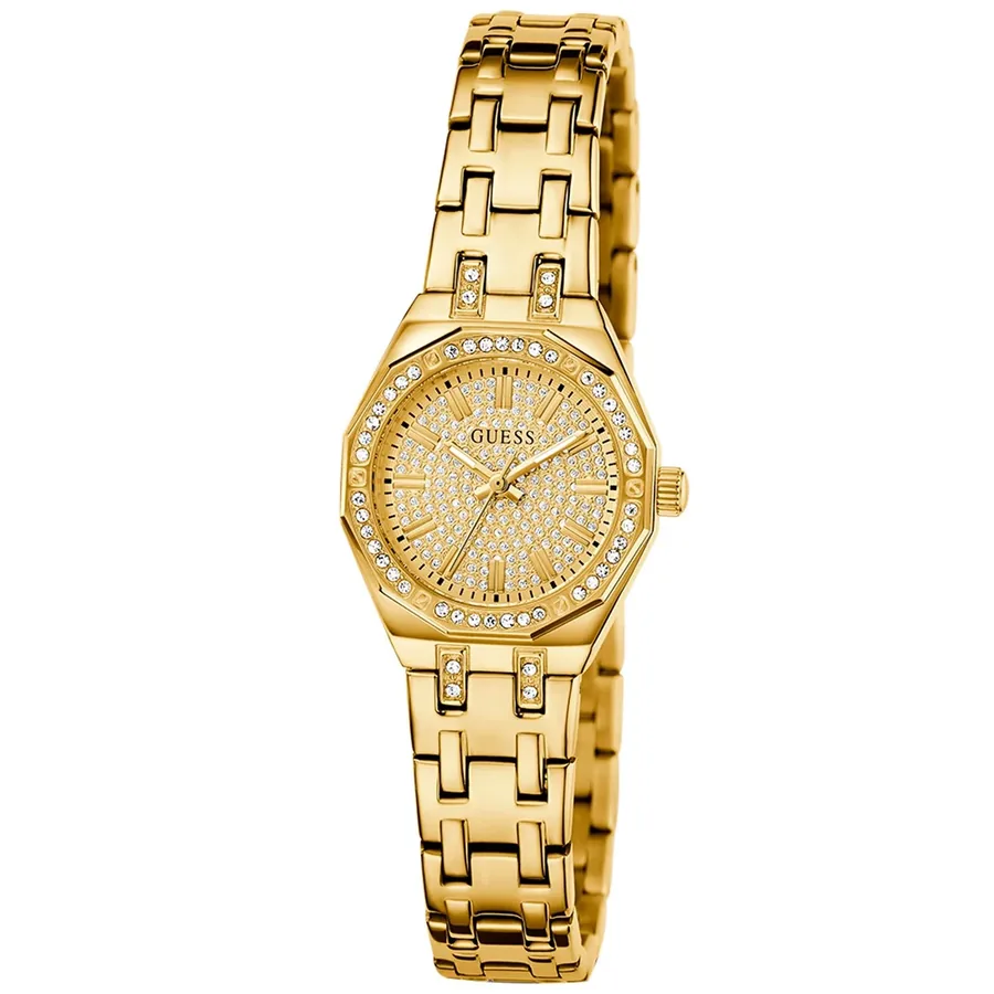 Guess 25mm Champagne Dial, Gold-Tone Stainless Steel Bracelet, Ref. GW0931L2, view 3