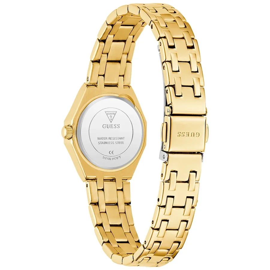 Guess 25mm Champagne Dial, Gold-Tone Stainless Steel Bracelet, Ref. GW0931L2, view 4