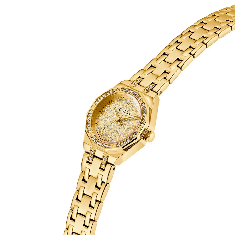 Guess 25mm Champagne Dial, Gold-Tone Stainless Steel Bracelet, Ref. GW0931L2, view 8