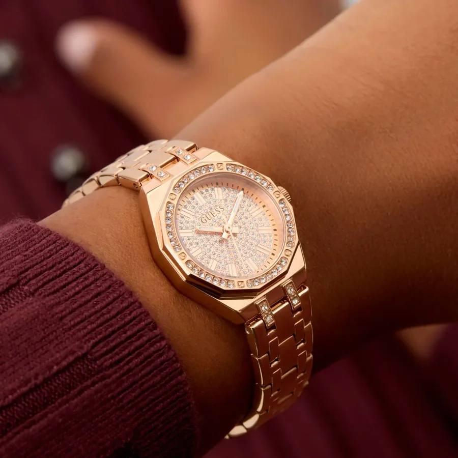 Guess 25mm Rose Gold Dial, Rose Gold-Tone Stainless Steel Bracelet, Ref. GW0931L4, view 2