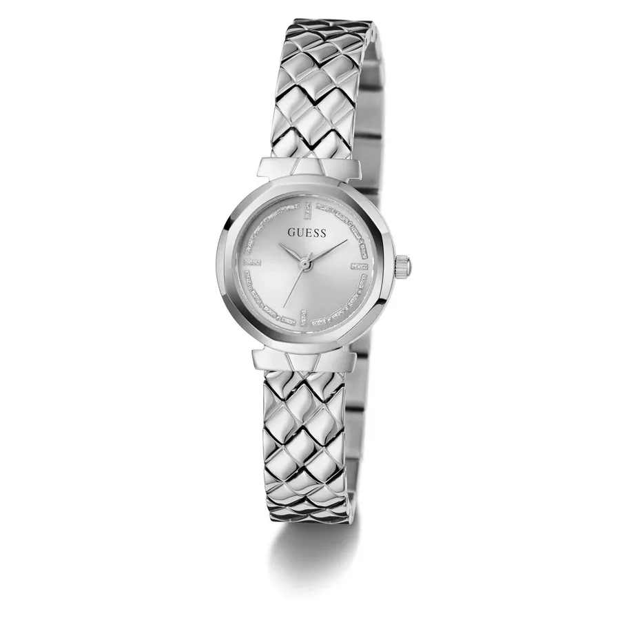 Guess 26mm Silver Dial, Silver-Tone Stainless Steel Bracelet, Ref. GW0839L4, view 3