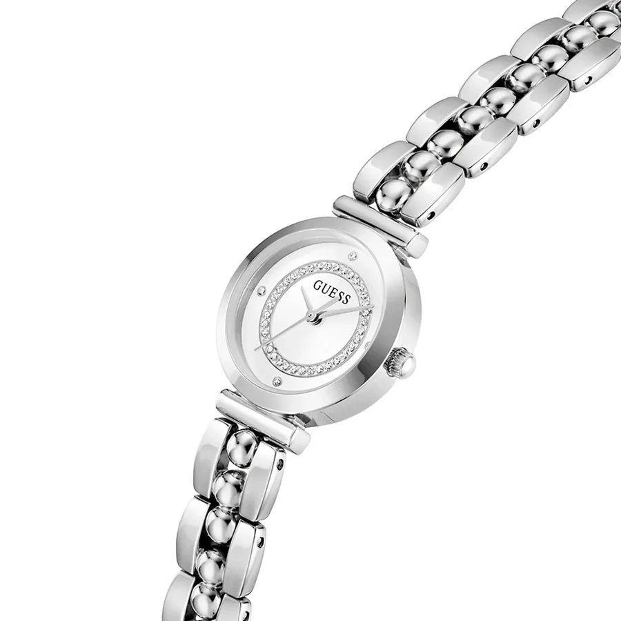 Guess 26mm Silver Dial, Silver-Tone Stainless Steel Bracelet, Ref. GW0994L1, view 5