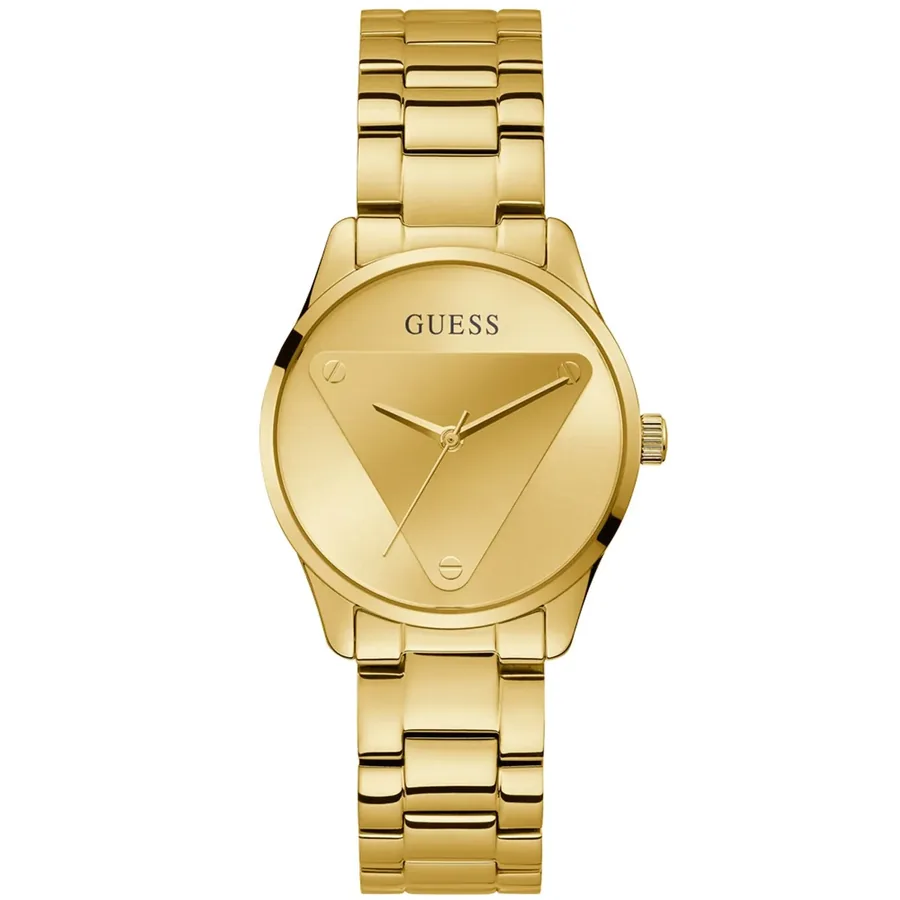 Guess 36mm Gold Dial, Gold-Tone Stainless Steel Bracelet, Ref. GW0485L1, front view