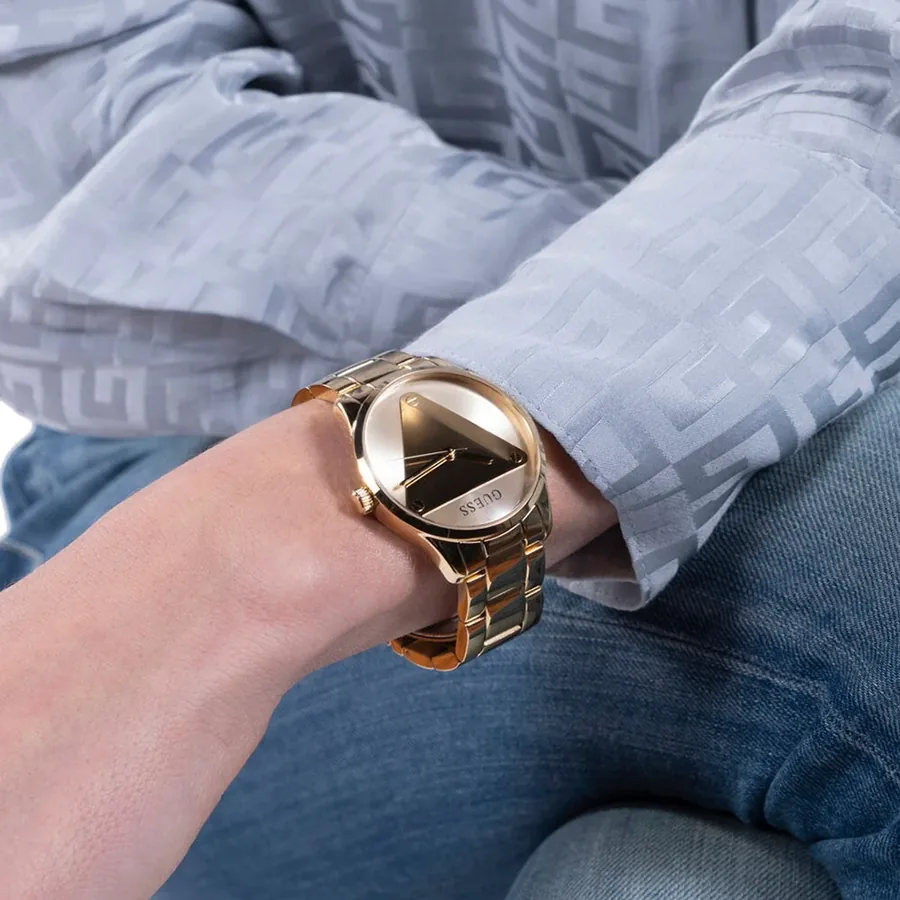 Guess 36mm Gold Dial, Gold-Tone Stainless Steel Bracelet, Ref. GW0485L1, view 2