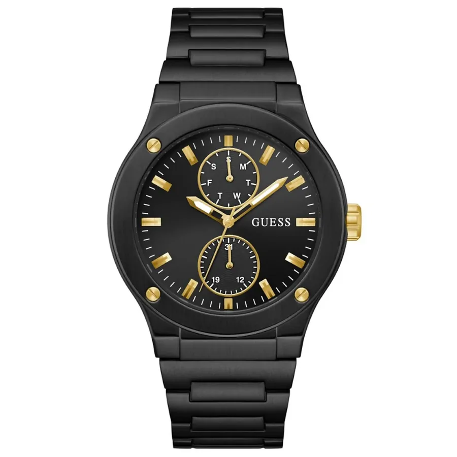 Guess 43mm Black Dial, front view