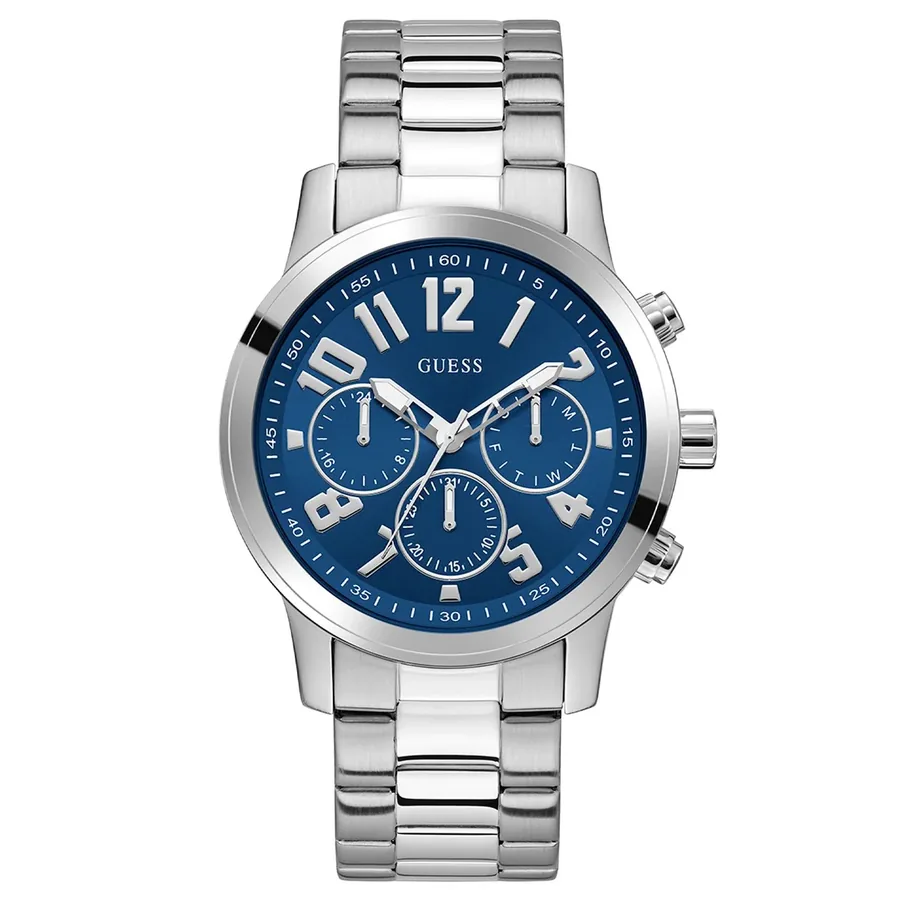 Guess 44mm Blue Dial, front view