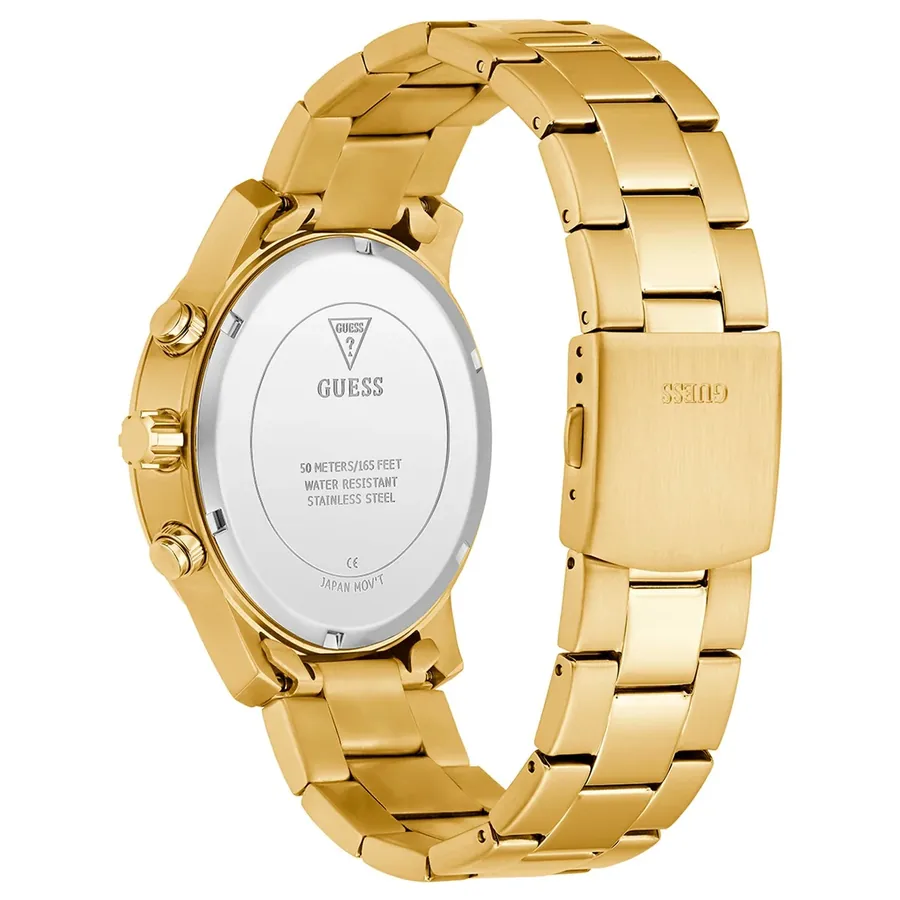 Guess 44mm Champagne Dial, Gold-Tone Stainless Steel Bracelet, Ref. GW1006G2, view 6