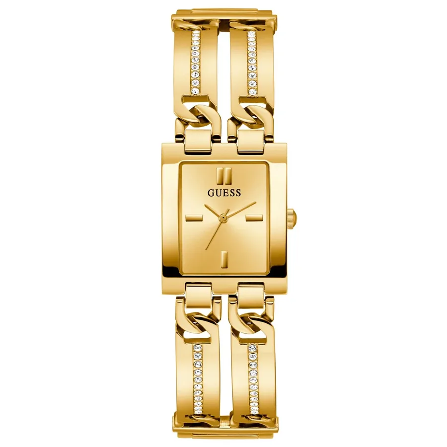 Guess Bejeweled 24mm Gold Dial, front view