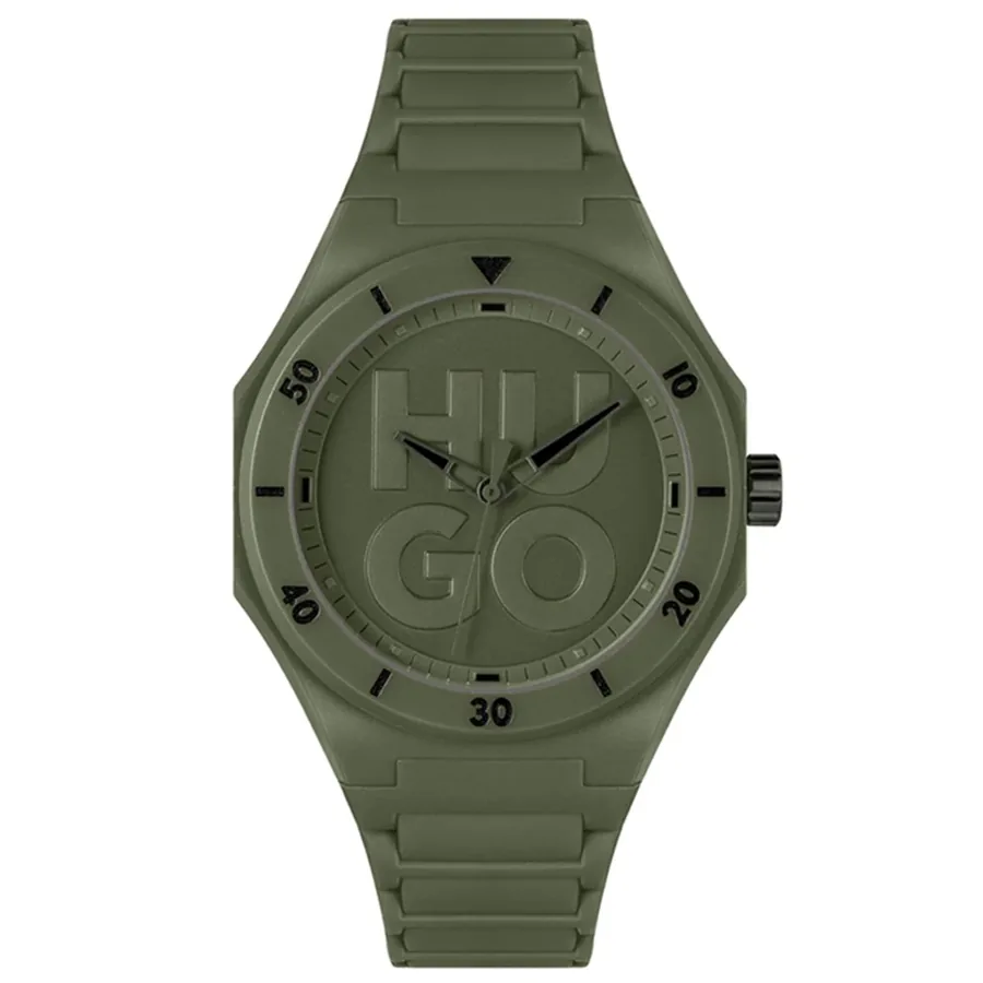 HUGO 42mm Green Dial, front view