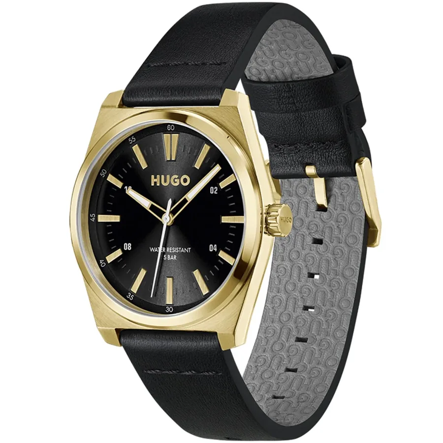 HUGO Ark 40mm Black Dial, Black Leather Strap, Ref. 1530438, view 4