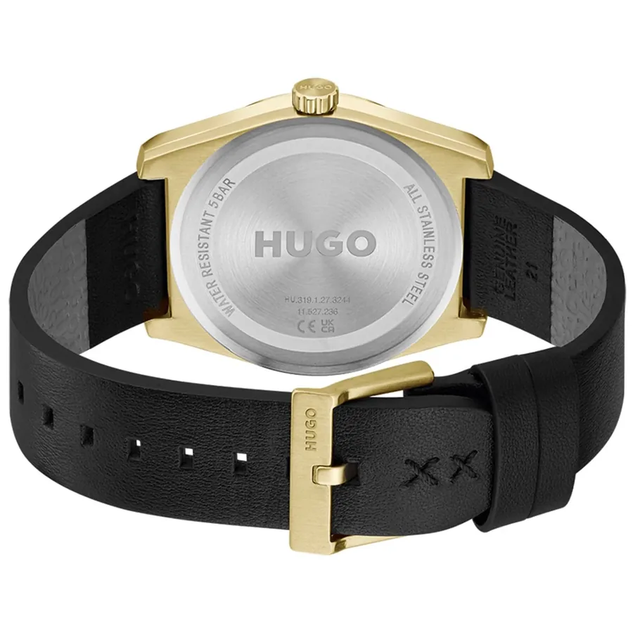 HUGO Ark 40mm Black Dial, Black Leather Strap, Ref. 1530438, view 5