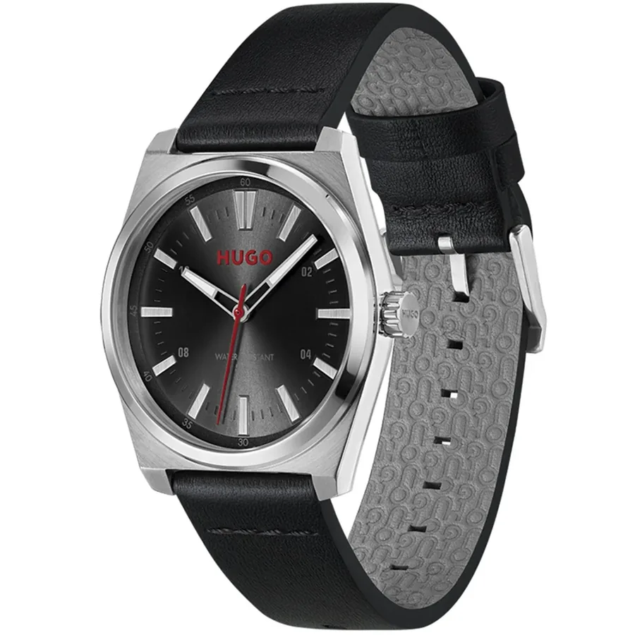 HUGO Ark 40mm Black Dial, Black Leather Strap, Ref. 1530437, view 4