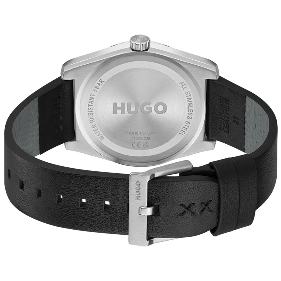 HUGO Ark 40mm Black Dial, Black Leather Strap, Ref. 1530437, view 5