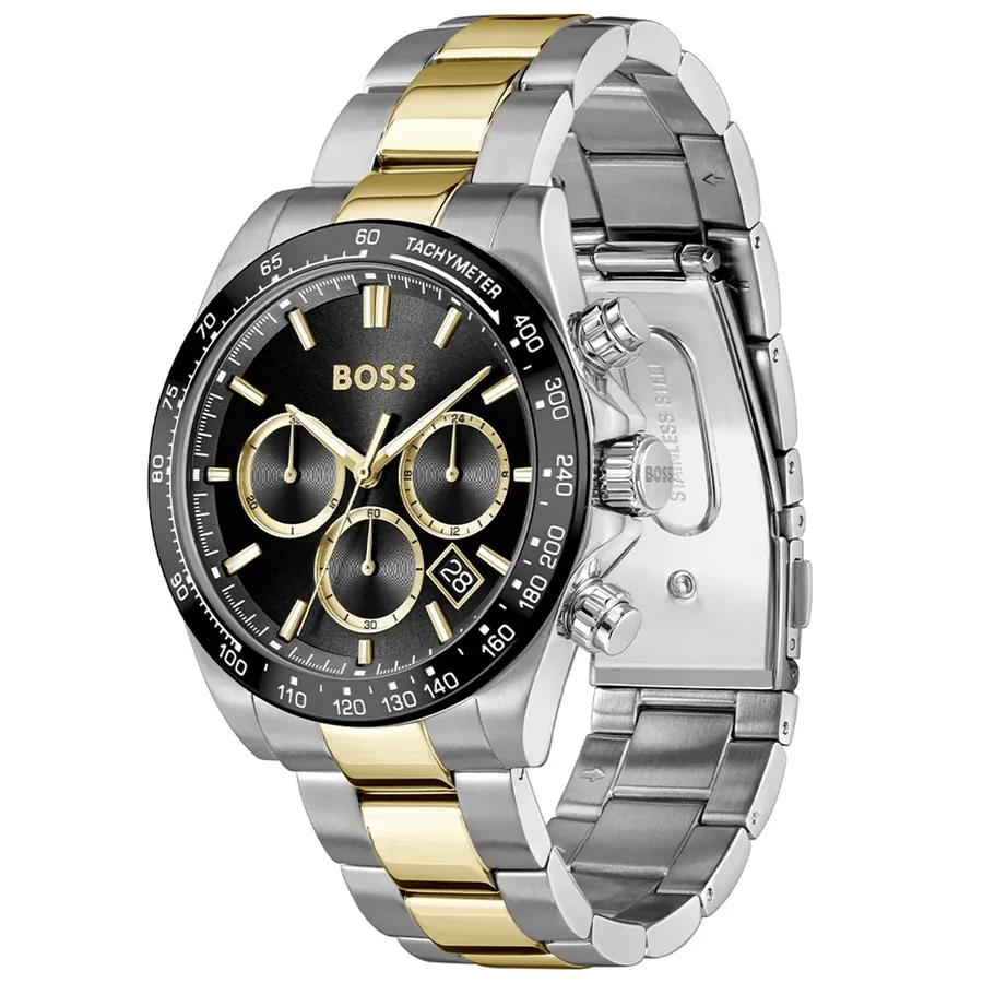 Hugo Boss 43mm Chronograph Black Dial, view 3