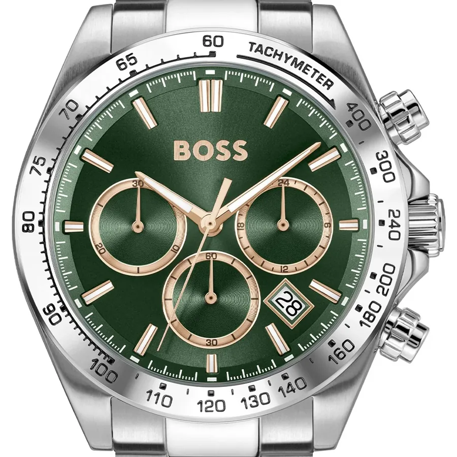 Hugo Boss 43mm Chronograph Green Dial, view 2