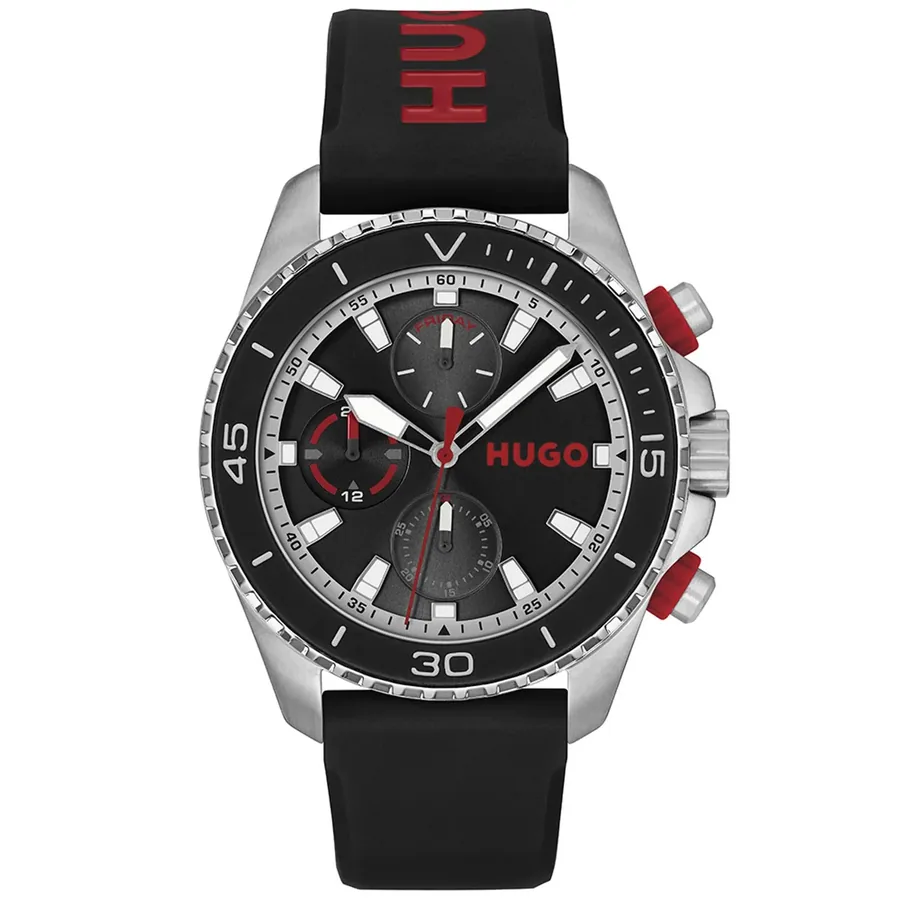 Hugo Boss Dive 44mm Black Dial, front view