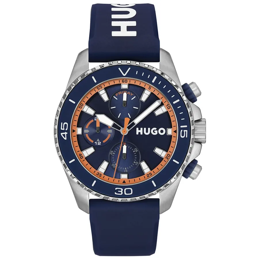 Hugo Boss Dive 44mm Blue Dial, front view