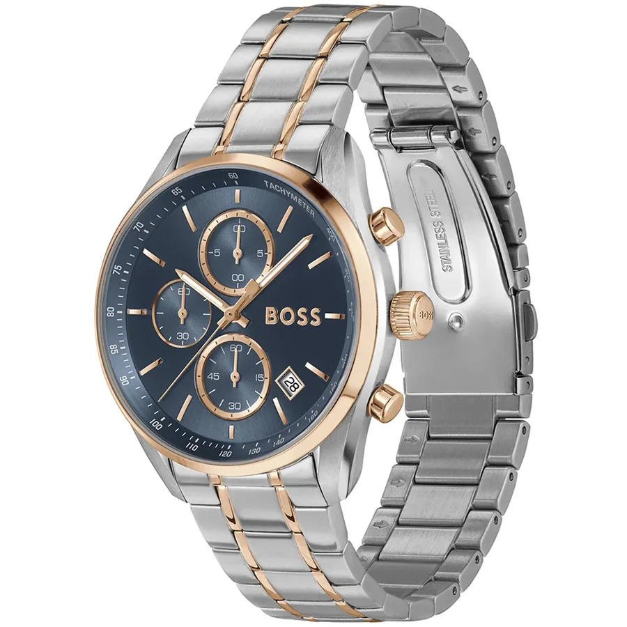 Hugo Boss Grand Prix 40 40mm Chronograph Blue Dial, view 3