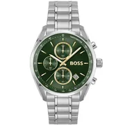 Green dial / Silver-tone