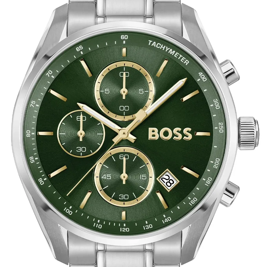 Hugo Boss Grand Prix 40 40mm Chronograph Green Dial, view 2