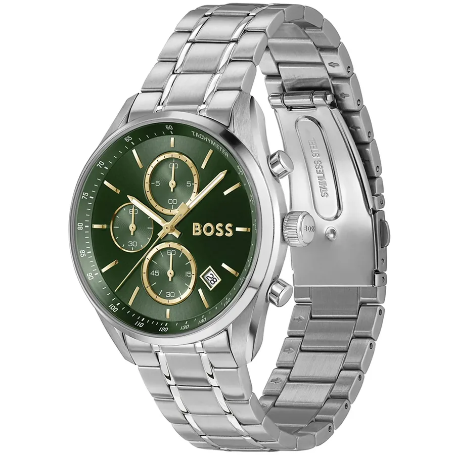 Hugo Boss Grand Prix 40 40mm Chronograph Green Dial, view 3