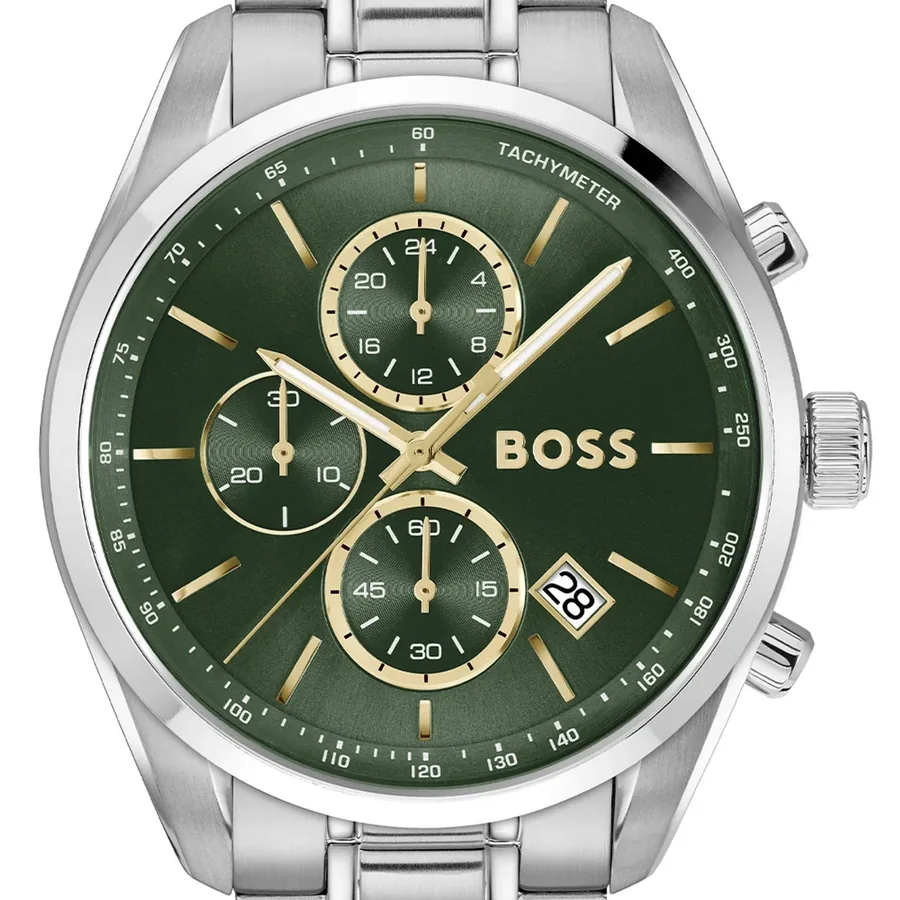 Hugo Boss Grand Prix 44mm Chronograph Green Dial, view 2