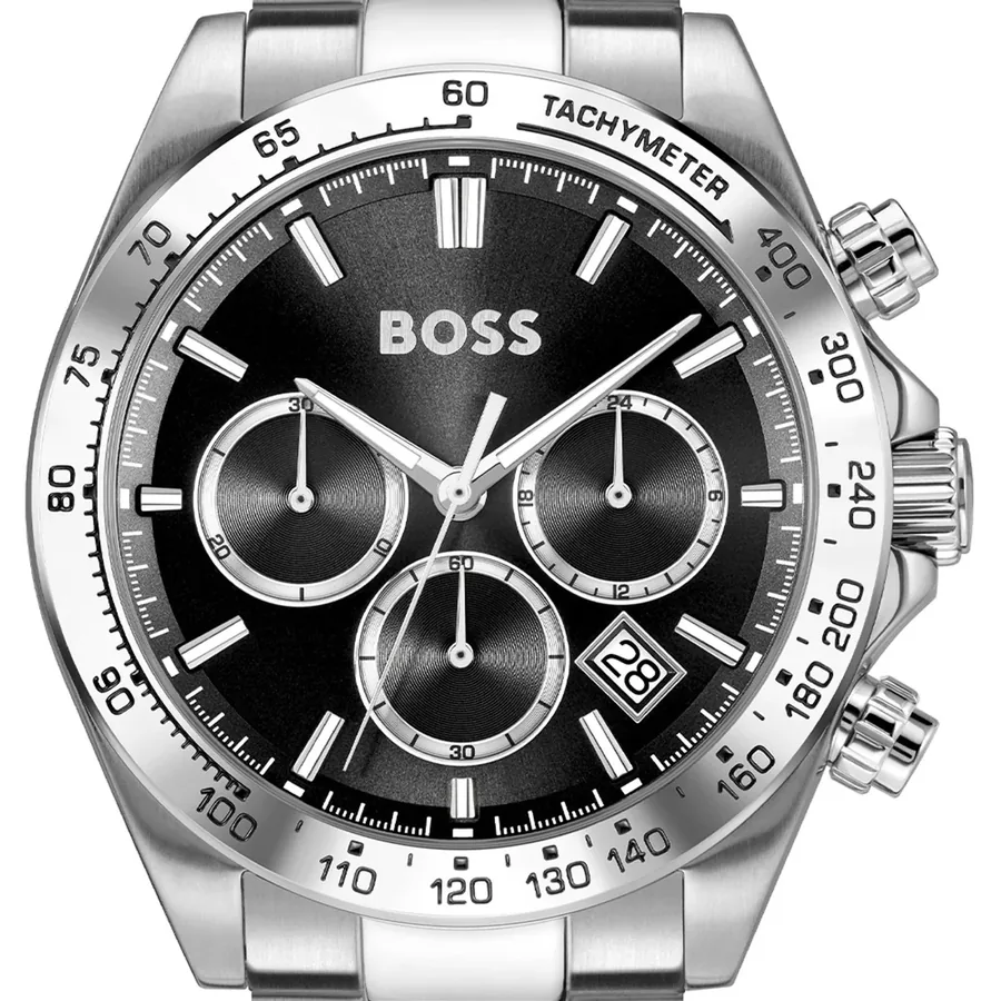 Hugo Boss Hero 2.0 43mm Chronograph Black Dial, view 2