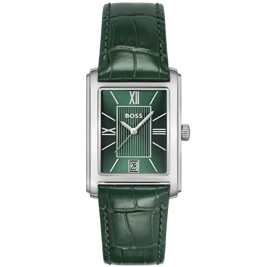 Hugo Boss Principle Dress 39mm Green Dial, front view