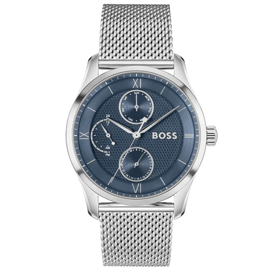Hugo Boss Principle Master 41mm Blue Dial, front view