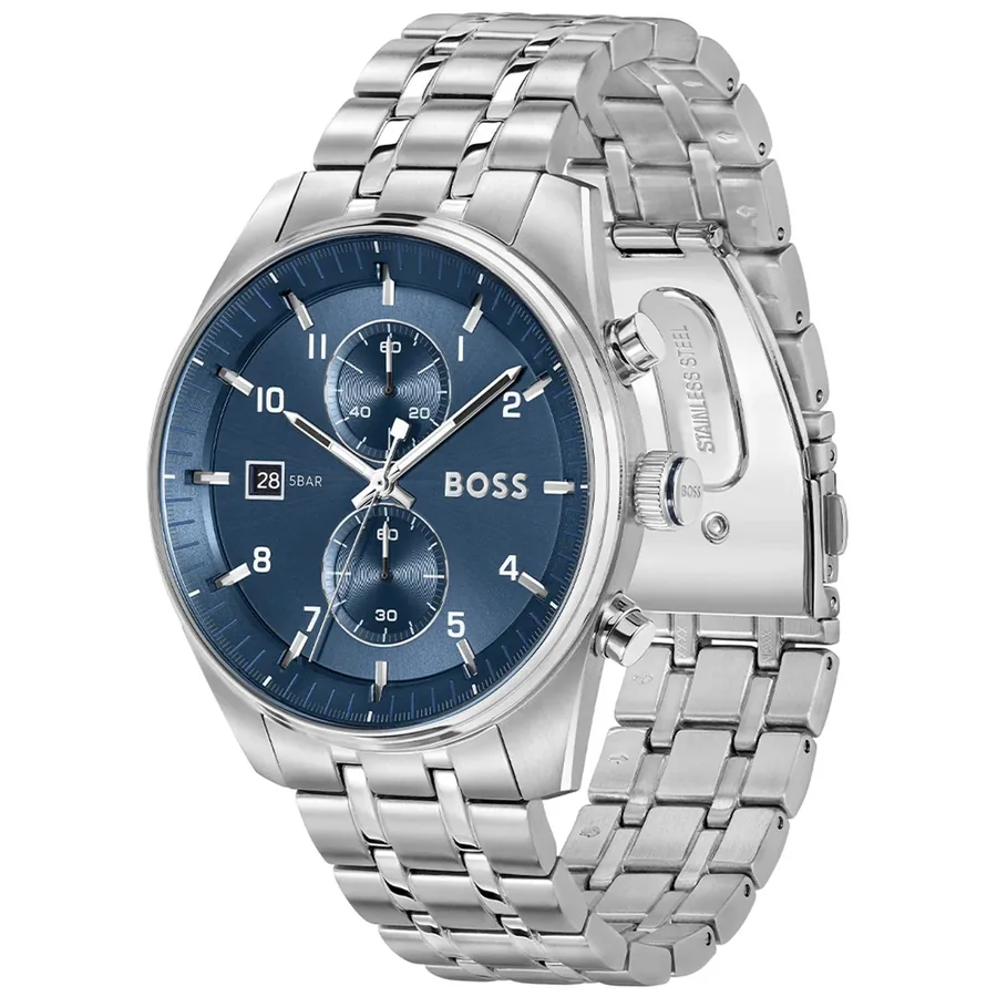 Hugo Boss Skytraveller 44mm Chronograph Blue Dial, view 3