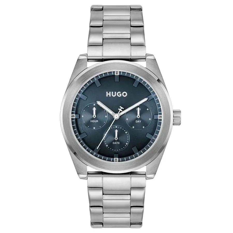 HUGO Bright Sport 42mm Blue Dial, front view