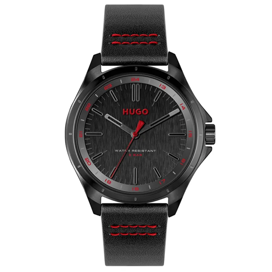 HUGO Complete 42mm Black Dial, front view