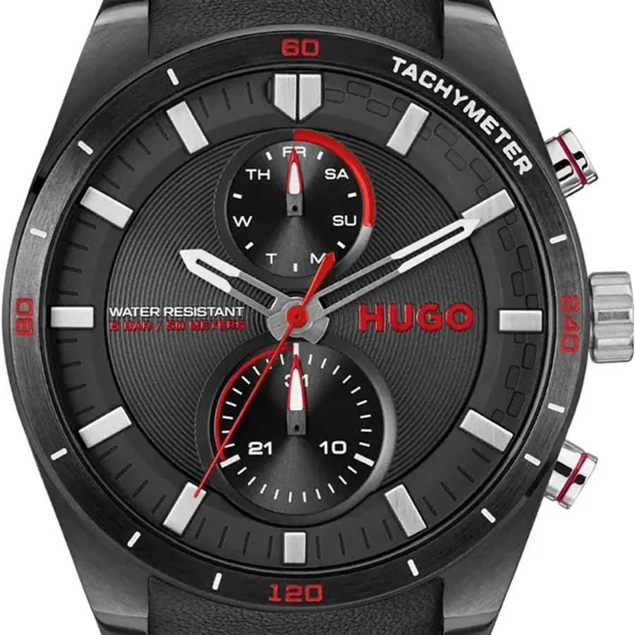 HUGO Fast 44mm Black Dial, view 3