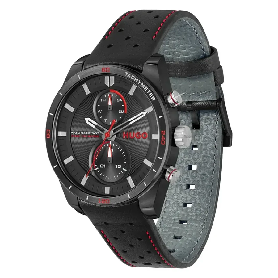 HUGO Fast 44mm Black Dial, view 4