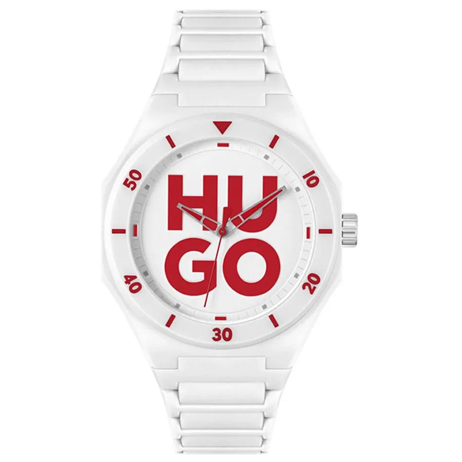 HUGO Grail 42mm White Dial, front view