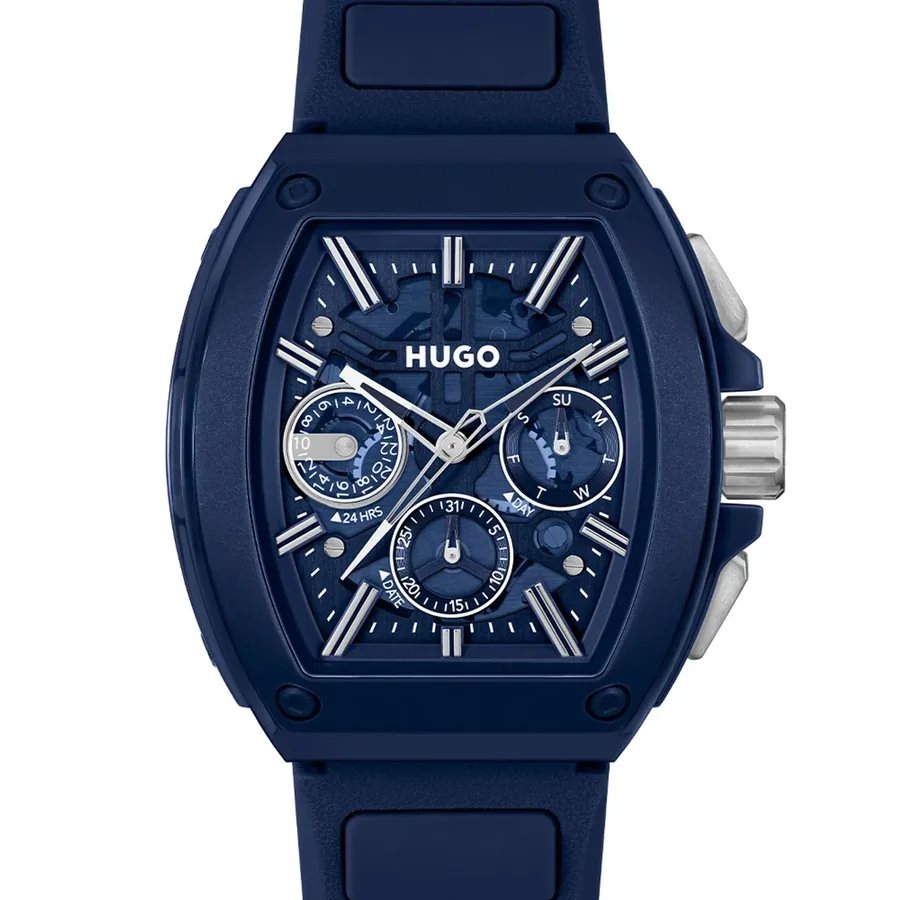 HUGO ID Skeleton 42x47mm Blue Dial, view 2