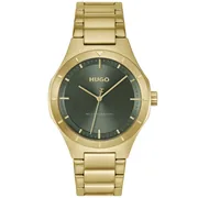 Green dial / Gold-tone
