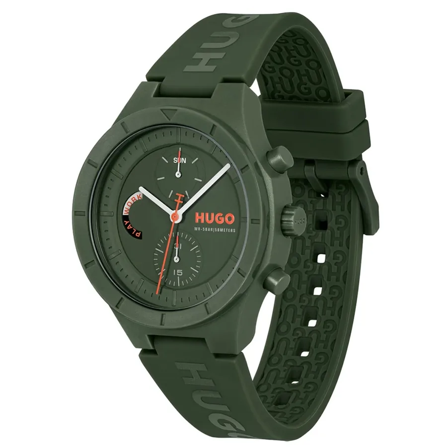 HUGO Lit Multi 44mm Green Dial, view 3