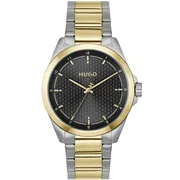 Black dial / Silver and gold-tone