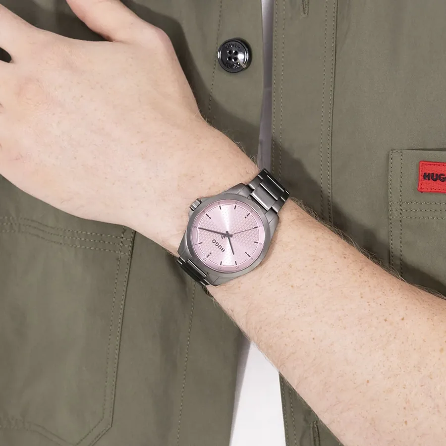HUGO Seam 41mm Pink Dial, view 2