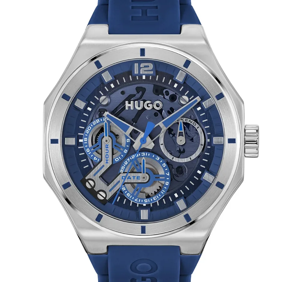 HUGO Skeleton 44mm Blue Dial, view 2