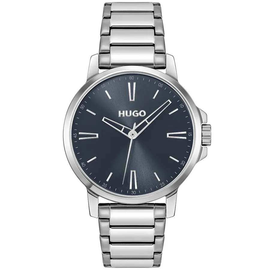 HUGO Smooth 41mm Blue Dial, front view
