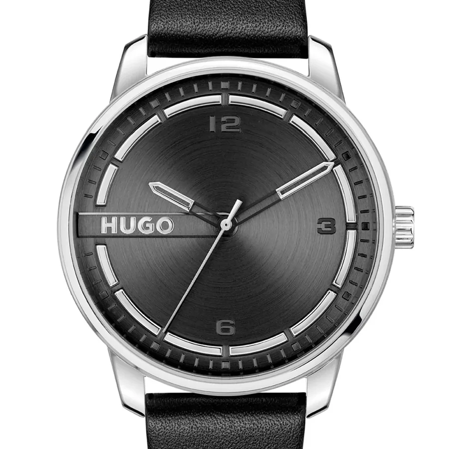 HUGO Stamp 42mm Black Dial, view 2