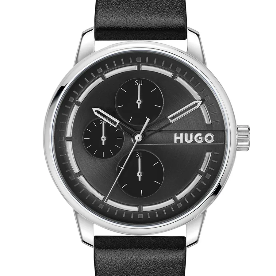 HUGO Stamp 44mm Black Dial, view 2